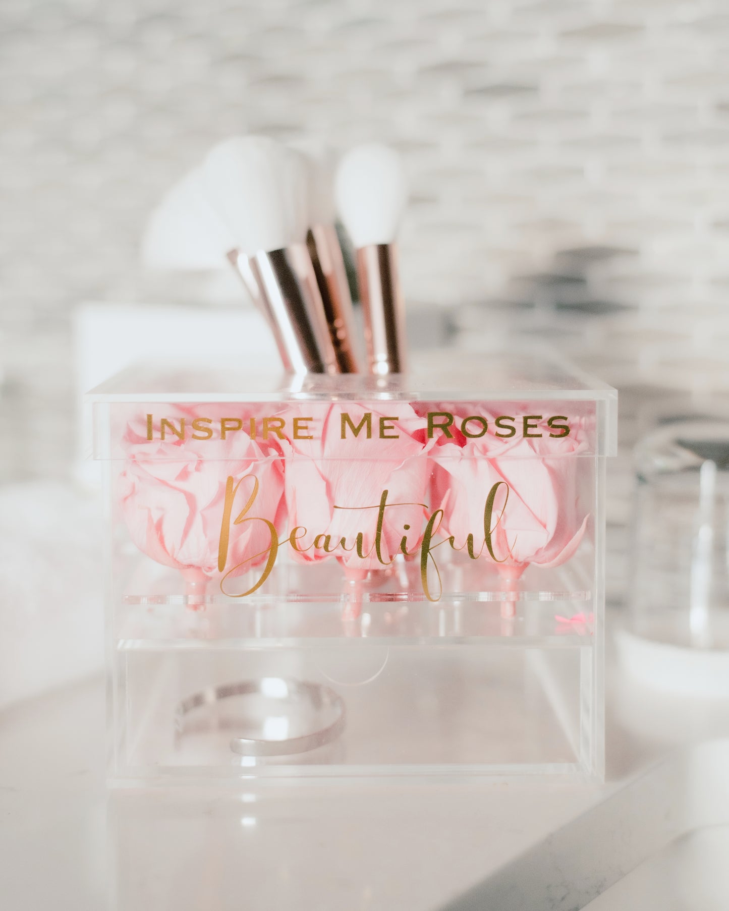 Beautiful Acrylic Rose Box