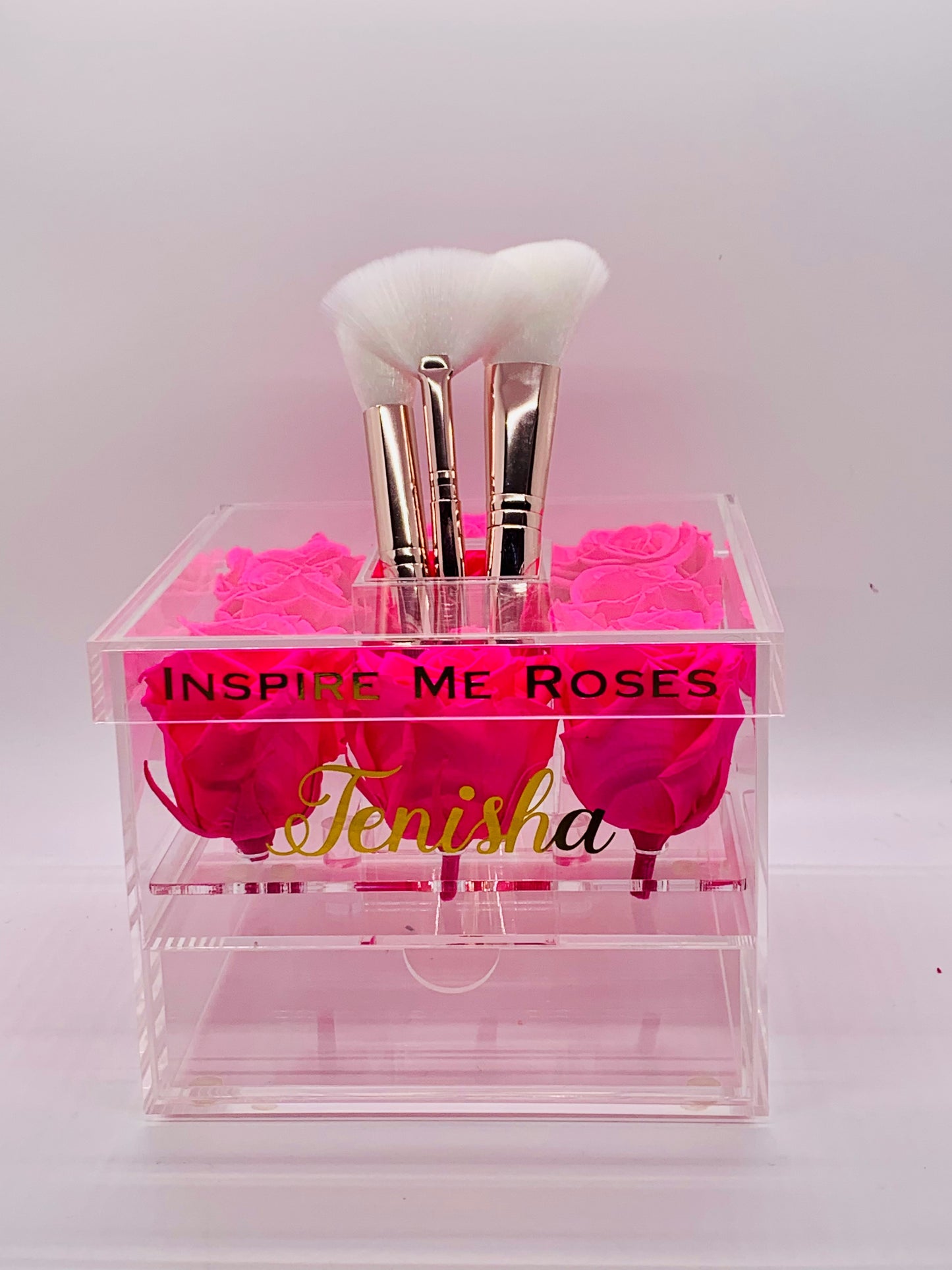 Personalized Acrylic Rose Box